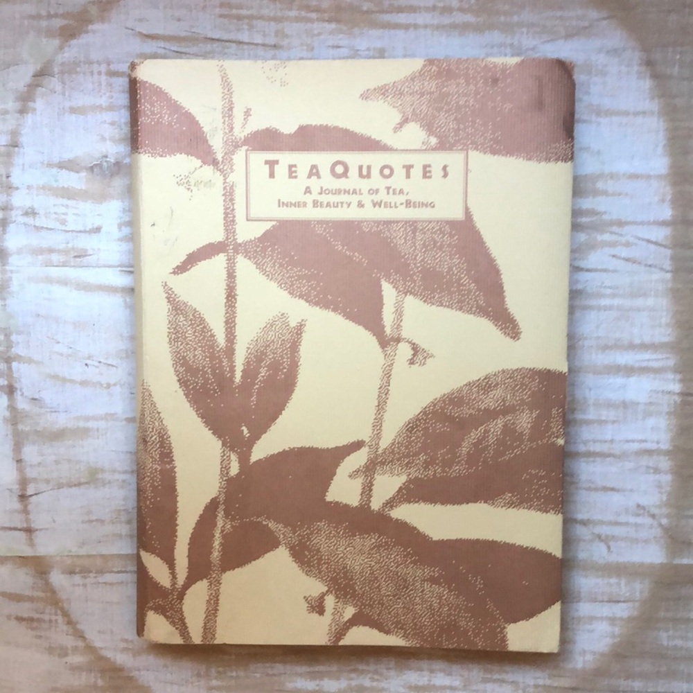 3 for $10 🌺 Vintage Unused Tea Quotes Spiral Bound Wellness Well-Being Journal